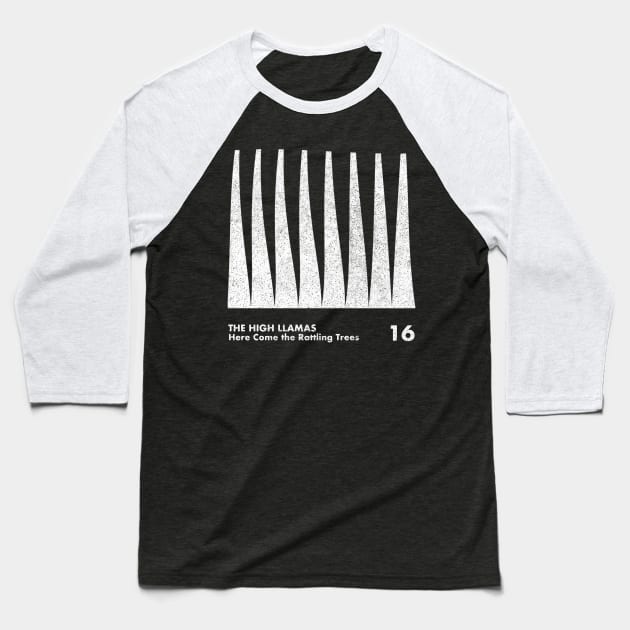 Here Come The Rattling Trees / The High Llamas / Minimalist Artwork Baseball T-Shirt by saudade